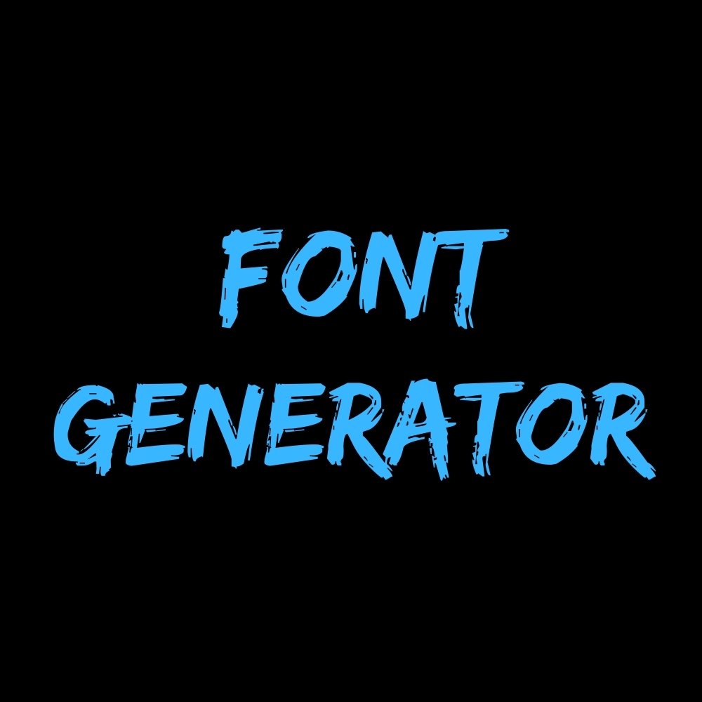 Online Font Generator